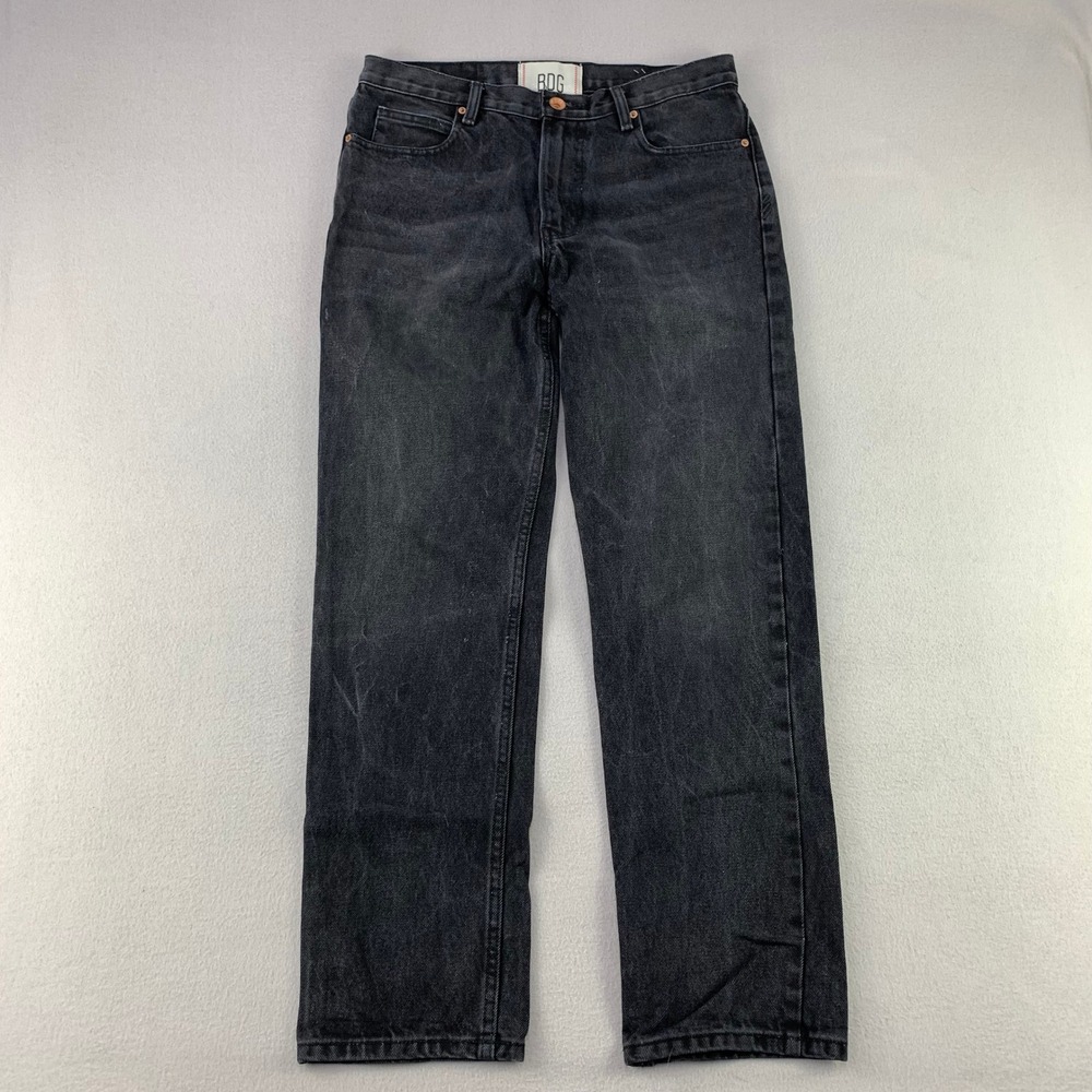 BDG Jeans Vintage Slim Fit Mens 31x32 Black Denim Faded Retro Streetwear Work